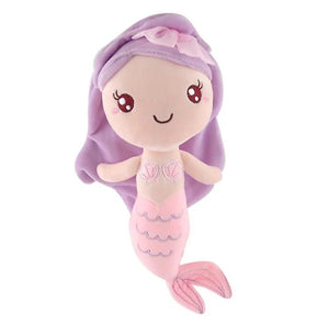 Sirena de peluche con bolsa