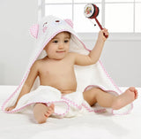 TOALLA DE FIBRA DE BAMBOO CON CAPUCHA DE OSO  - BAMBOO FIBER HOODED TOWEL